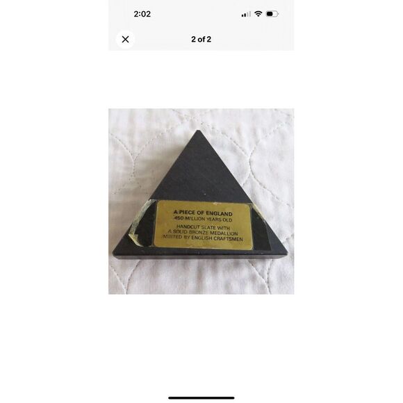 Chatsworth bronze medallion paperweight minted by English craftsman - Picture 9 of 9